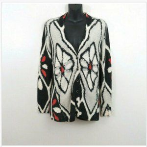 Stylish Black and White Women's Sweater